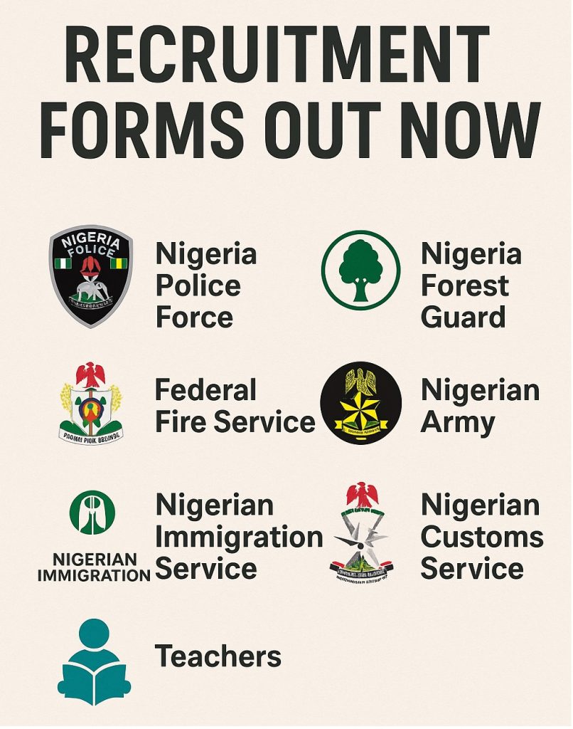 Which Recruitment Form is Out