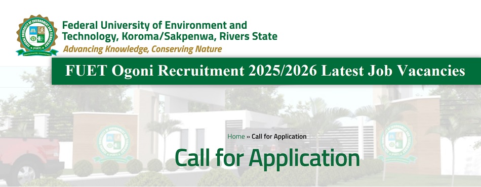 FUET Ogoni Recruitment 2025